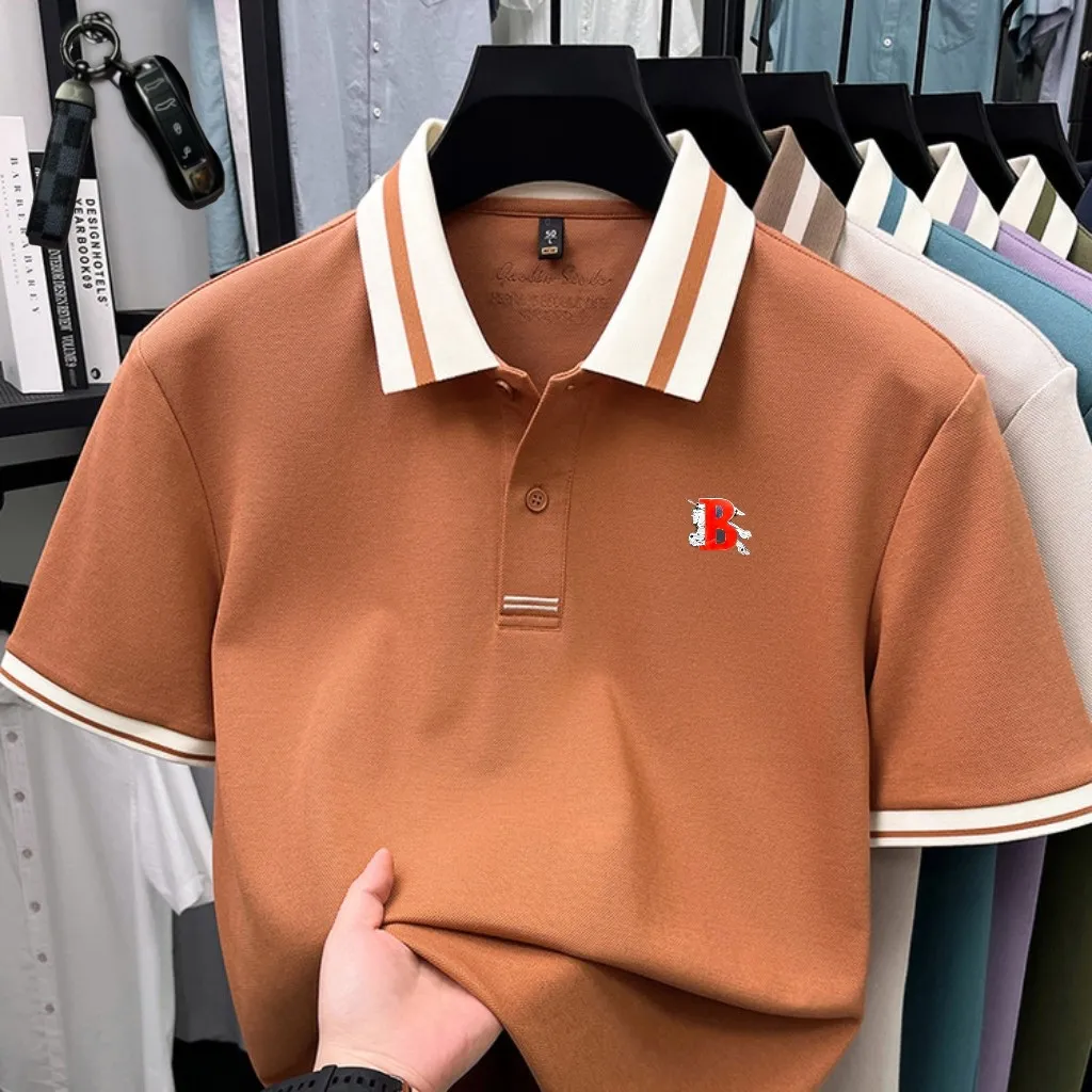 P135【 🔑】 26 Quality POLO ， Quality ， Breathable ， LOGO， ⚡️ T ⚡️ ， ！Sizes：M-4XL（ 210 、 。